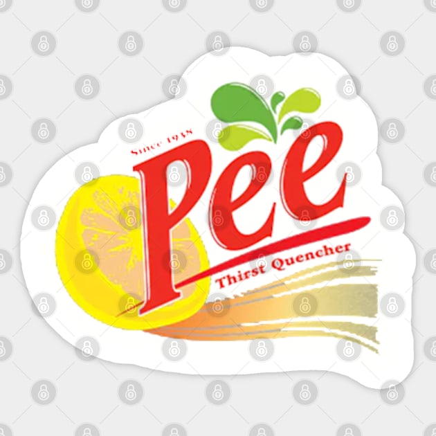 Pee Sticker by AdoreedArtist